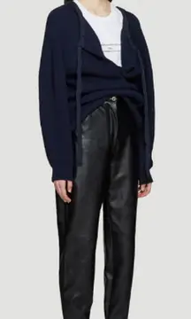 Stella‎ McCartney Hailey Faux Leather Trousers Streetwear Biker Int 42 US Medium