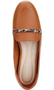 New York Womens Balance Resin Bar Loafers Brown