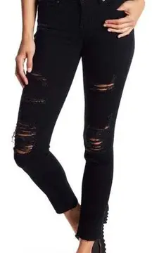 Black Ripped Skinny Jeans
