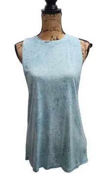 Adidas‎ Tank Top Women's L Turquoise Sleeveless Athletic Activewear