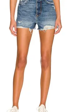 Lovers and Friends Austin Super High Rise Cut Off Short in Horizon Size 29