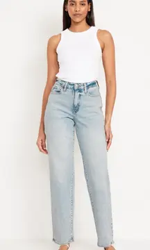 Old Navy Sz 14 Curvy High Waisted OG Loose Jeans Secret Smooth Pockets Stretch