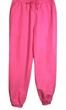 Super Massive Bubblegum Pink Casual Jogger Pants Barbie Core Large Pop Funk
