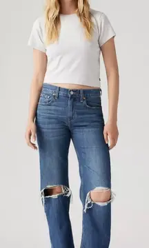 Levi’s Low Pro Women’s Jeans Breathe Out Medium Wash- Size 31