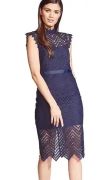 Bardot Imogen Lace Dress in French Navy Sz. XL (12)