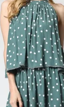 Polka Dot Halter Jumper