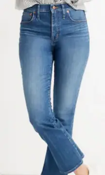 Madewell Cali Demi Boot Jeans Tierney Wash Eco Edition Blue Size 27 Style K7978