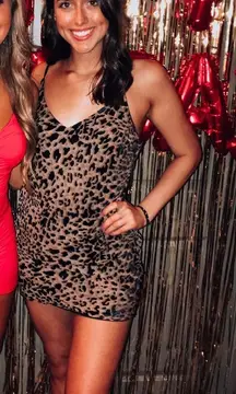 Mini Cheetah Dress