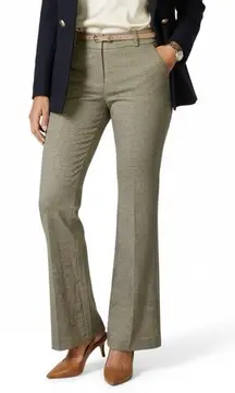 The Limited Drew Fit Low Rise Dress Pants Size 0 Beige Flare Career Office Work