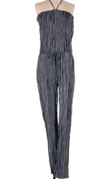 Lulus size small Striped Halter Strapless Romper Jumpsuit