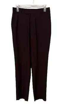 Calvin Klein New  Classic Woman’s Burgundy Dress Pants, Sz 4.