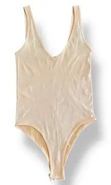 Free People Intimately Seamless‎ Bodysuit in Washed Orange Womens Size XS/S