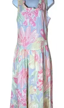 Vintage Timely Trends Floral Print Dress‎