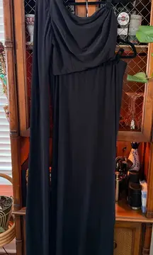 Elegant Black Two Piece Dress