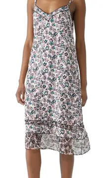 Rag & Bone Ilona 100% Silk Floral Slip Dress size S