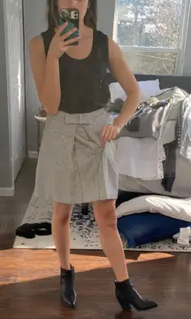 Black And white Now Skirt