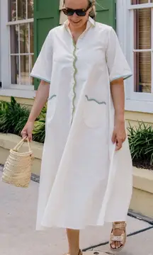 Parterre Parker Linen Midi Button down Dress 1