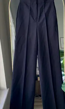 NEW Mango Straight Mid-Rise Suit Pants