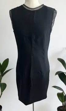 DOLCE & GABBANA Black LBD Crew Neck Dress Size Small