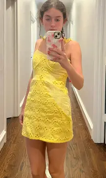 Yellow Striped Dress