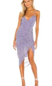 Karina Grimaldi / Revolve Marisa Print Maxi Dress in Lavender Cloud