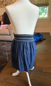 Blue Mini Skirt