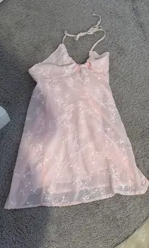Cute pink mini dress