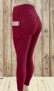 Scrunched up butt lifting leggings TikTok yoga pants