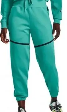 NEW Under Armour Neptune & Silver Chrome Move Joggers Loose Fitting Womens Large