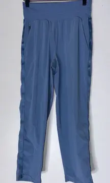 Athleta Lots Slim Tapered Crop Pants Blue Size 4‎