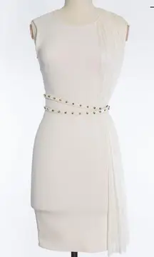 Versace Collection Abito Sheath Ivory Dress size 38/US 4 G0797