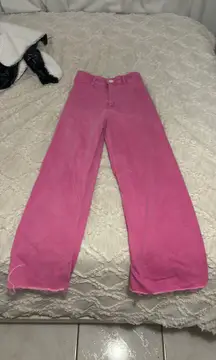 Pink Mom Jeans