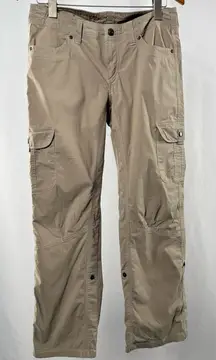 Kuhl Convertible Roll Up Cargo Pant in Khaki Size 8 Extra Short