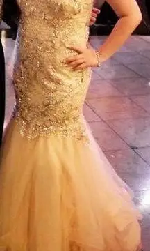 Champagne Prom Dress