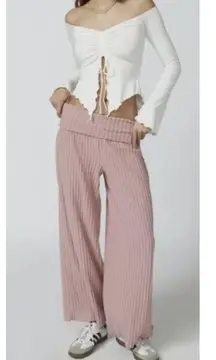 Out From Under Angie Cozy Wide-Leg Pant Size L In Rose