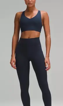 Lululemon Envital Bra Med Support B/C Cup Color True Navy Sizes 12