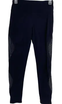 Sweaty Betty Black High Rise Mesh Cut Outs Leggings Womens XS Athletic Pants