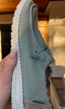 Sage green Hey Dudes 