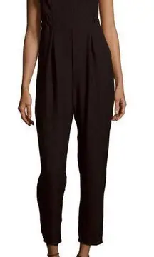 Black Strapless Jumpsuit