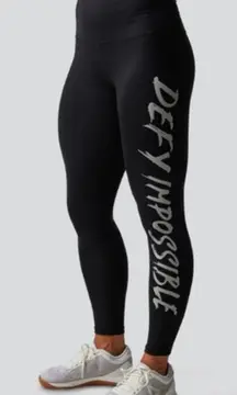 Born Primitive defy impossible booty scrunch leggings black women's M Medium