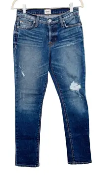 Hudson Distressed Mid Rise‎ Skinny Jean Womens Size 28