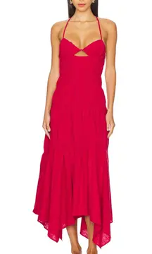 Red Maxi Revolve Dress
