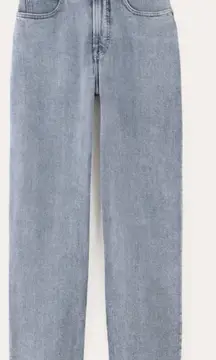 Everlane The Rigid Way High Jeans Size  28 LONG Tall Organic Cotton Button Fly