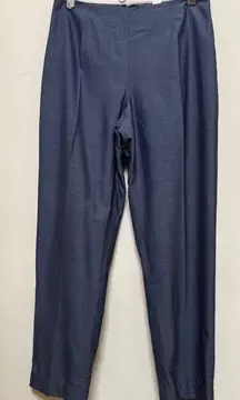 Oscar De La Renta Wool Mohair Viscose Blend High Rise Pant 8 See Description