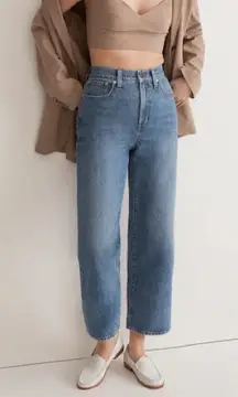 Madewell The Perfect Vintage Wide-Leg Crop Jeans Women’s Size 28 Cresslow Wash