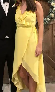 Yellow Formation Maxi Dress