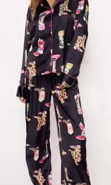 Nasty Gal Multicolor Cowboy Boot Print Pajamas