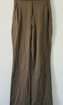Lululemon Smooth Fit High Rise Wide Leg Pull On Pants Nomad 0
