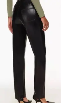 Aritzia Wilfred The Melina Faux‎ Leather Pants Women’s Size 2 Straight Leg #F6-5