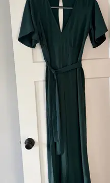 Emerald Green Abercrombie and Fitch Jumpsuit